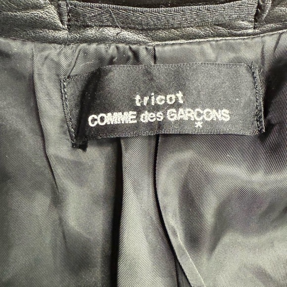 Vintage Comme des Garçons double breasted leather jacket 🧥